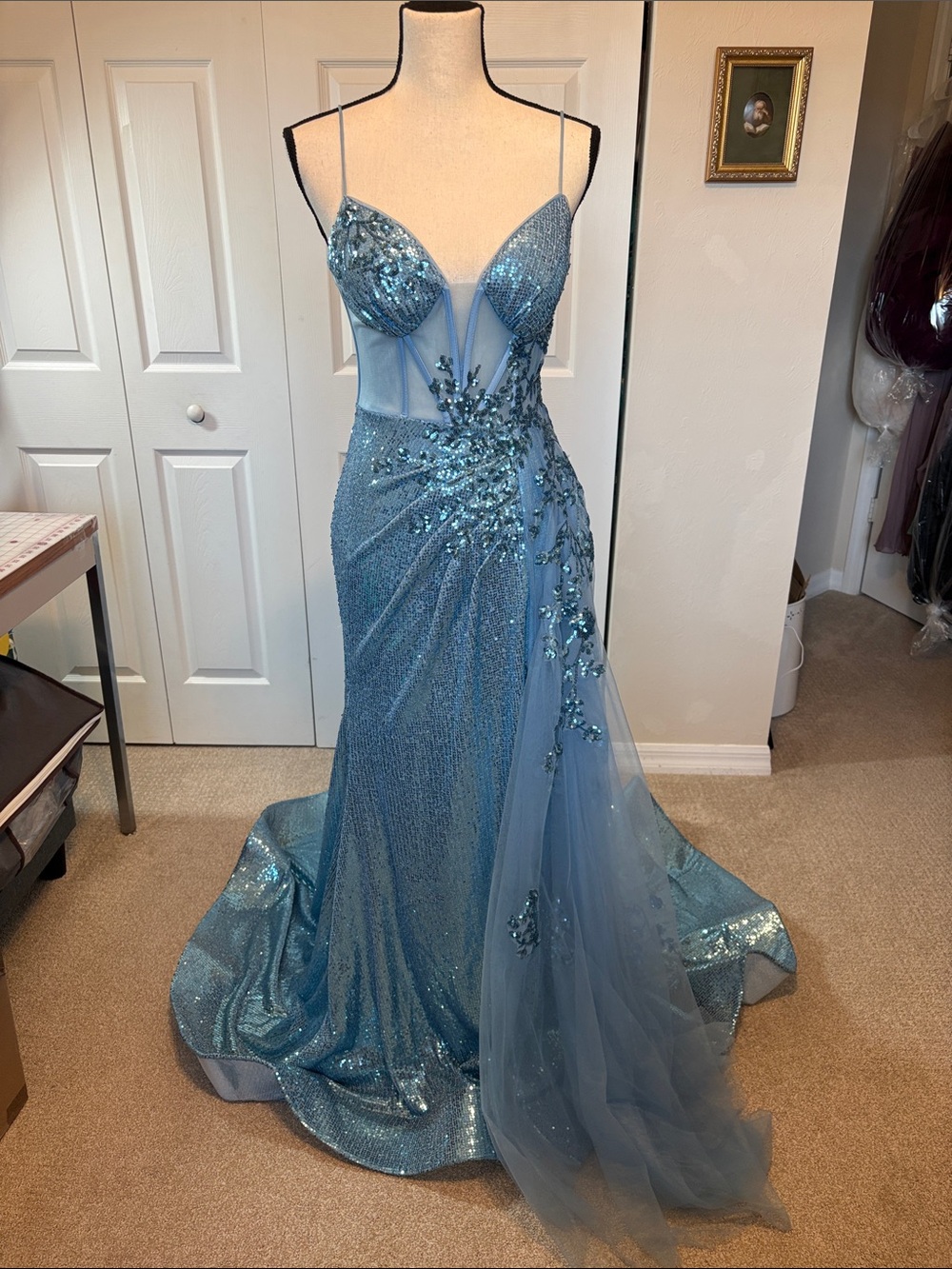 NWOT Elle Wild Sequin Evening Gown / Prom Dress – Size 4.